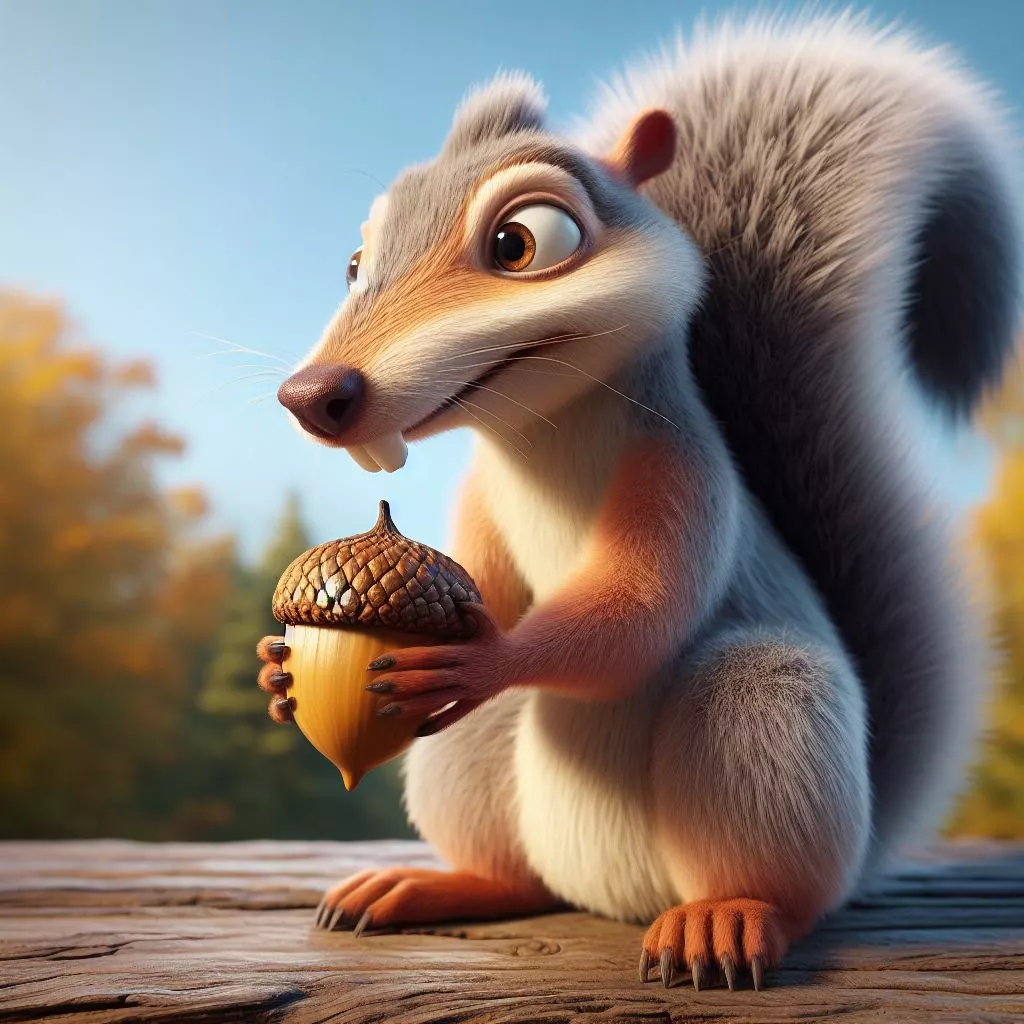 L'image de notre Ecureuil Scrat